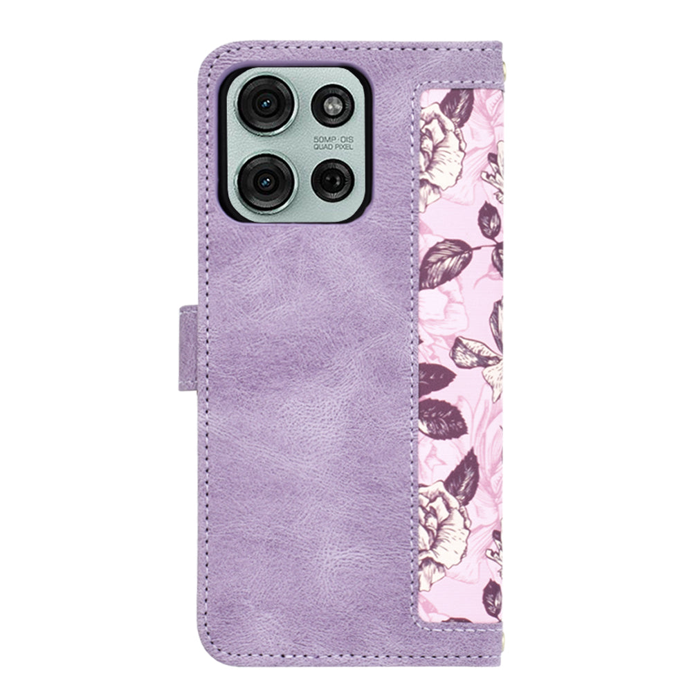 Techsuit - FlipCraft - Motorola Moto G75 - Mysterious Purple