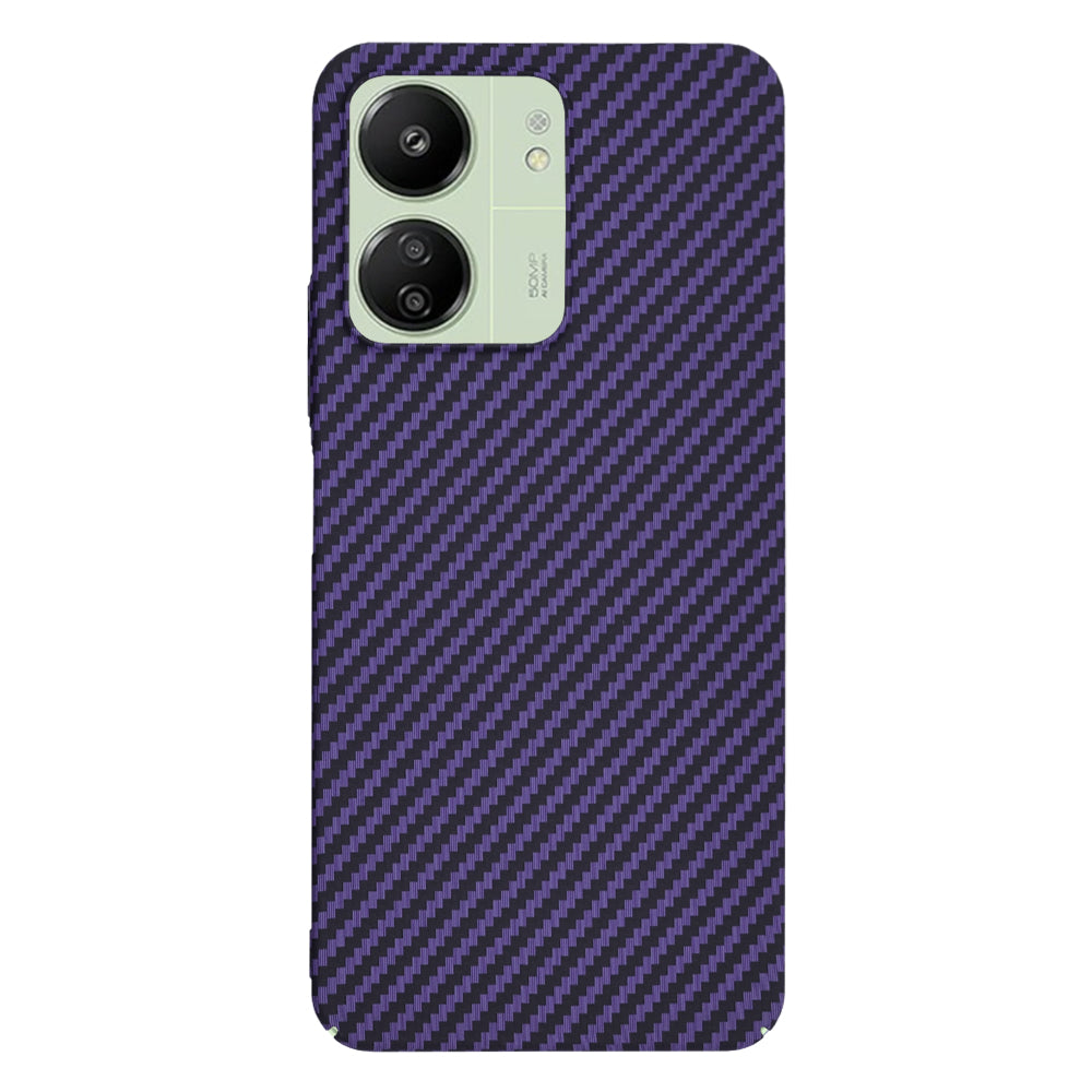 Techsuit - Carbonite FiberShell - Xiaomi Redmi 13C 4G / Redmi 13C 5G / Poco C65 - Purple