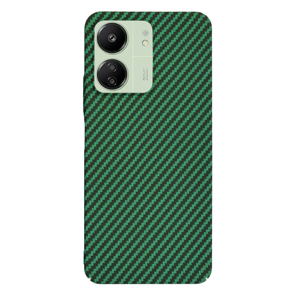 Techsuit - Carbonite FiberShell - Xiaomi Redmi 13C 4G / Redmi 13C 5G / Poco C65 - Green