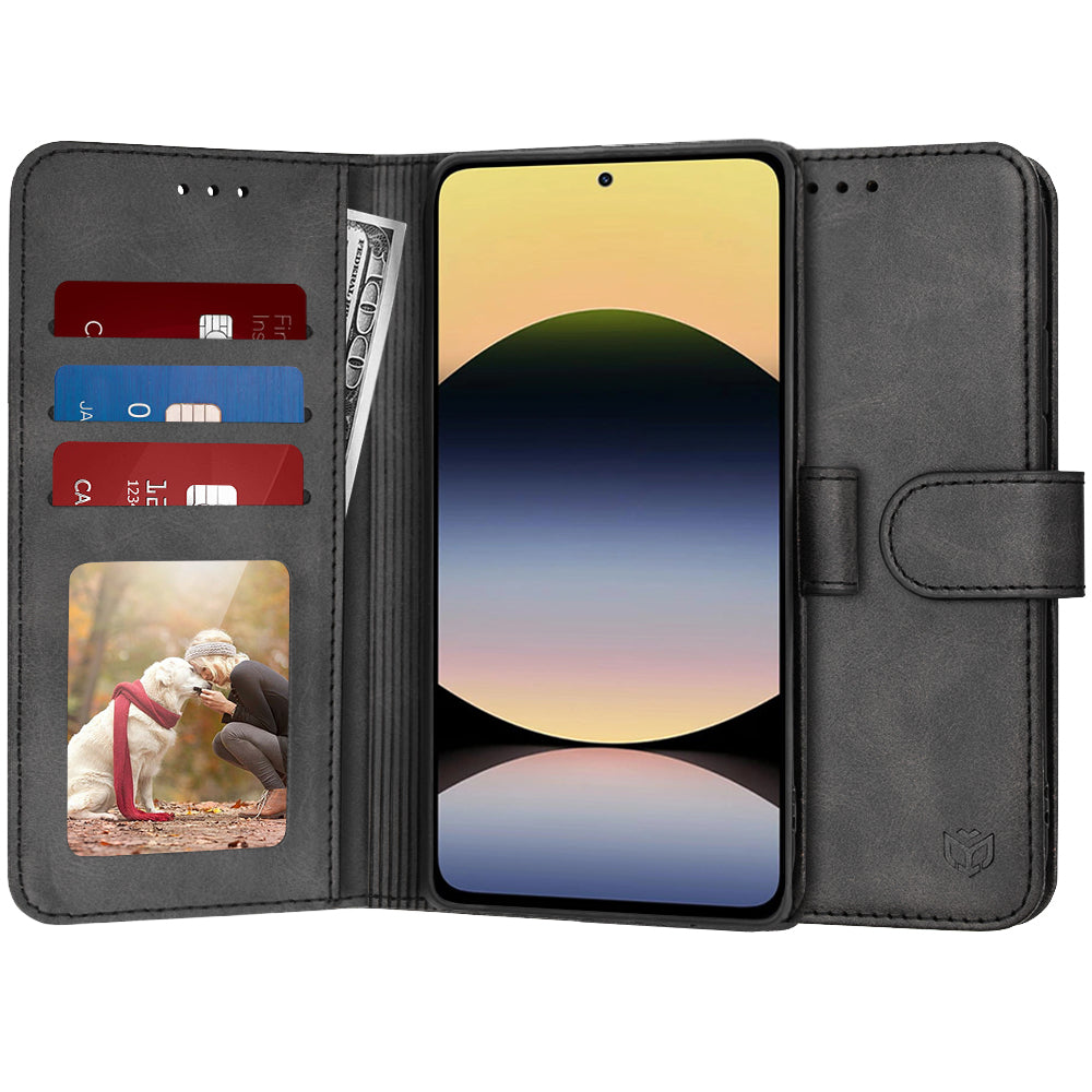 Techsuit - Diary Book - Xiaomi Redmi Note 14 5G - Black