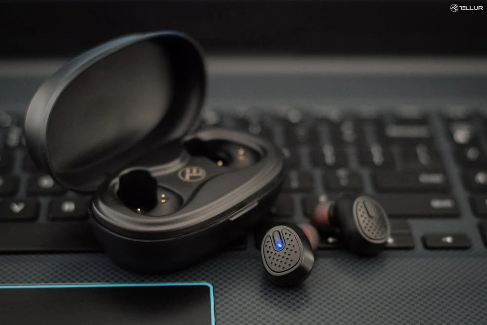 Tellur - Mood True Wireless Earbuds - Black - Ασύρματα ακουστικά Mood Bluetooth σε μαύρο χρώμα