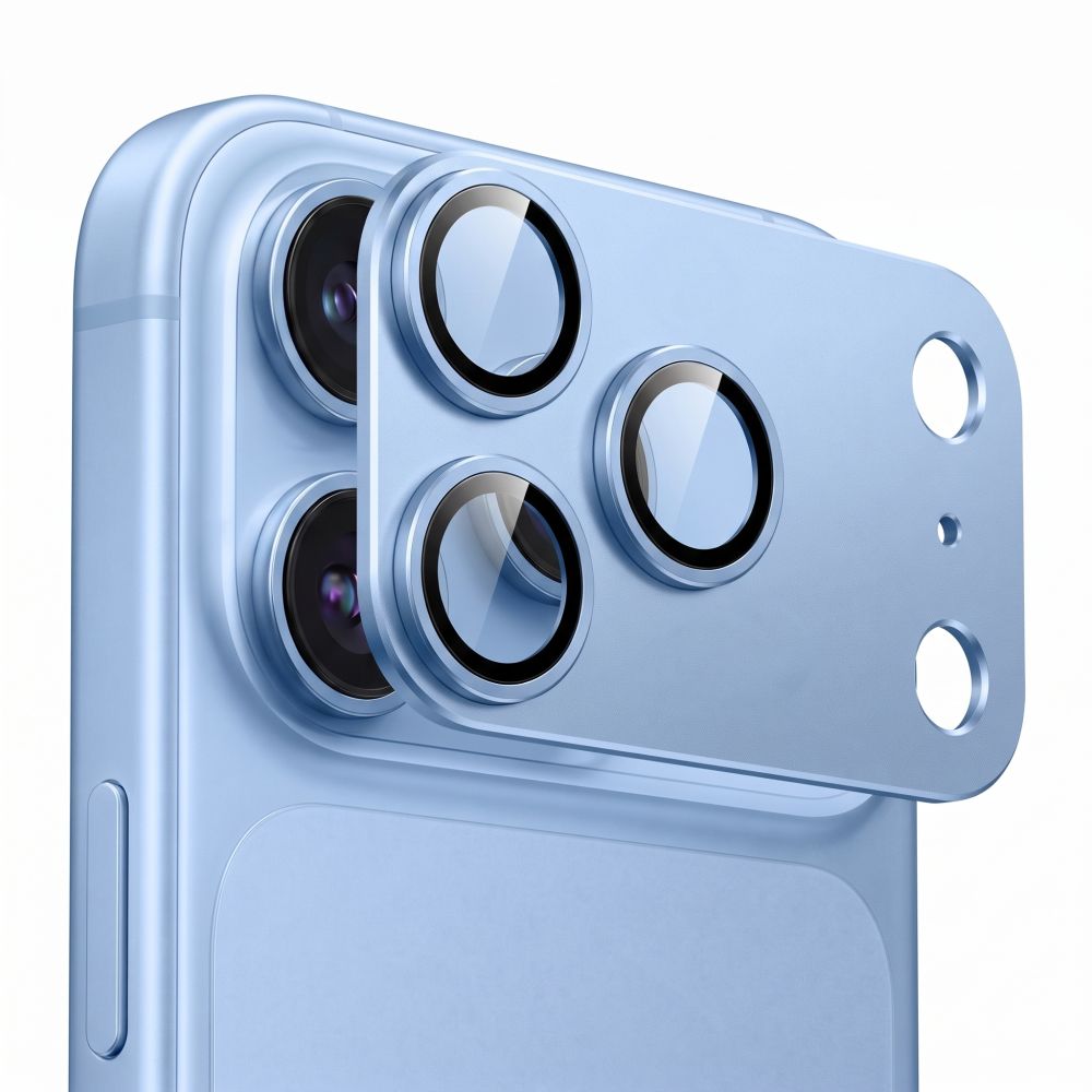 Tech-Protect Camfull Fit+ Προστατευτικό Κάμερας για iPhone 17 Pro Max - iPhone 18 Pro Max - Μπλέ