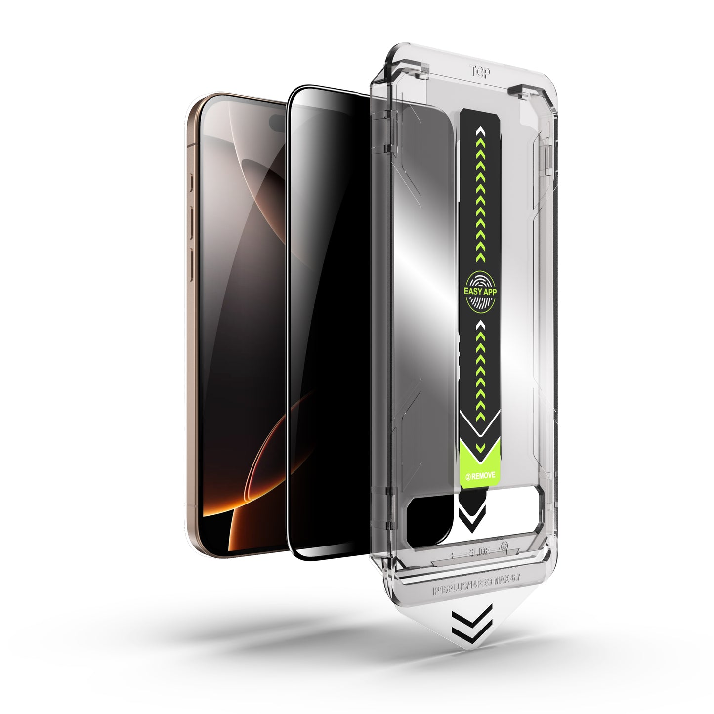 Tempered Glass Privacy Εύκολη Τοποθέτηση Phonebazaar.gr