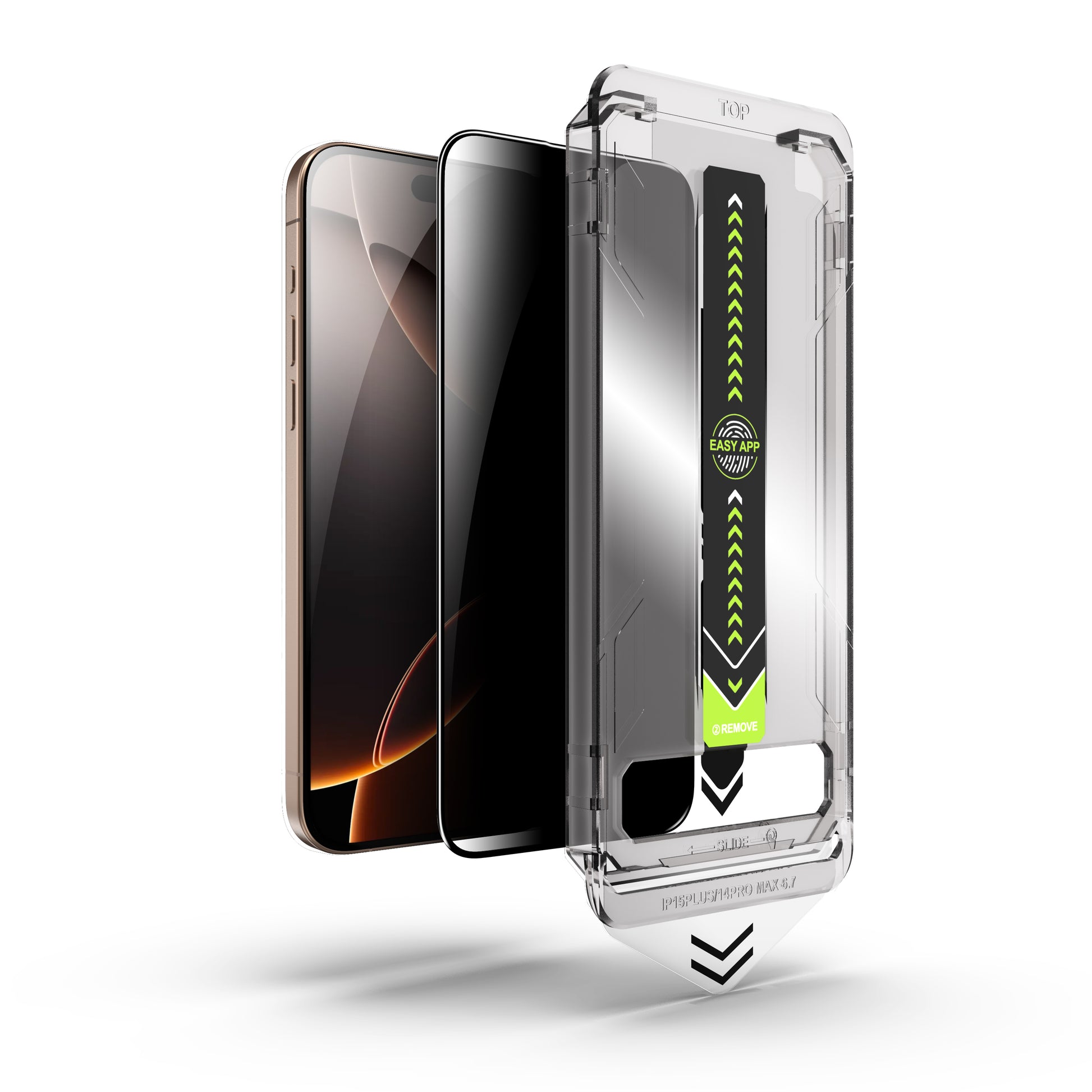 Tempered Glass Privacy Εύκολη Τοποθέτηση Phonebazaar.gr