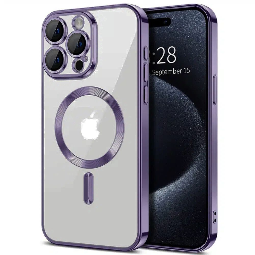 Θήκη Διαφανή Magsafe Gloss Μωβ - Iphone 11 Pro – Θήκη για κινητό από το PhoneBazaar.gr
