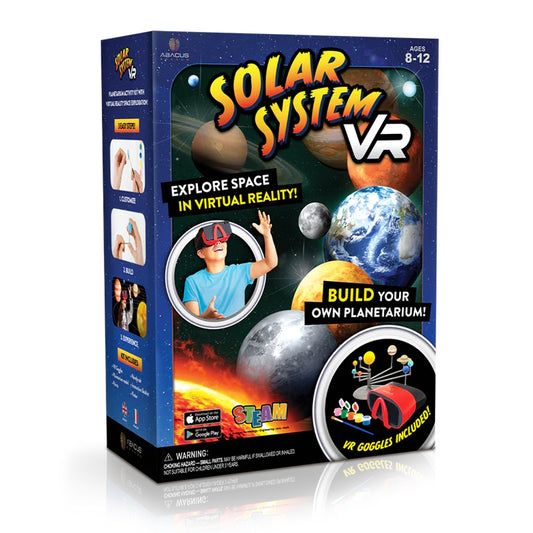 Abacus Brands Solar System Vr Επιστημονικό Σετ Εικονικής Πραγματικότητας – Πλήρης Αγγλική Έκδοση – Περιλαμβάνει Γυαλιά Vr – Θήκη για κινητό από το PhoneBazaar.gr
