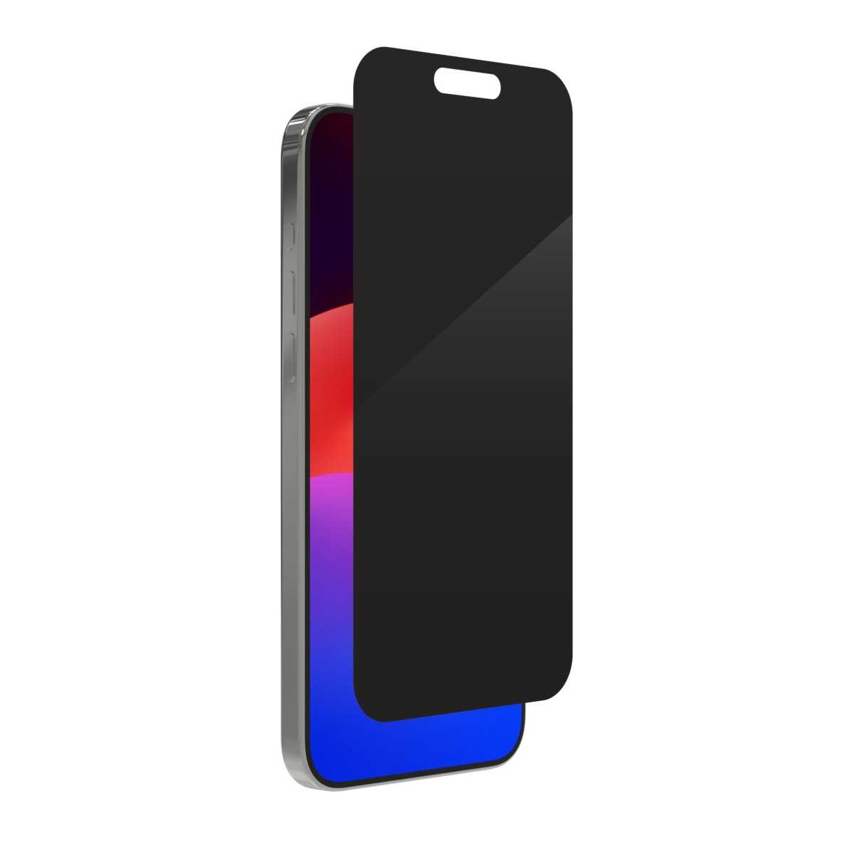 ZAGG InvisibleShield Full Face Tempered Glass Elite Privacy – iPhone 15 Pro Max (privacy)
