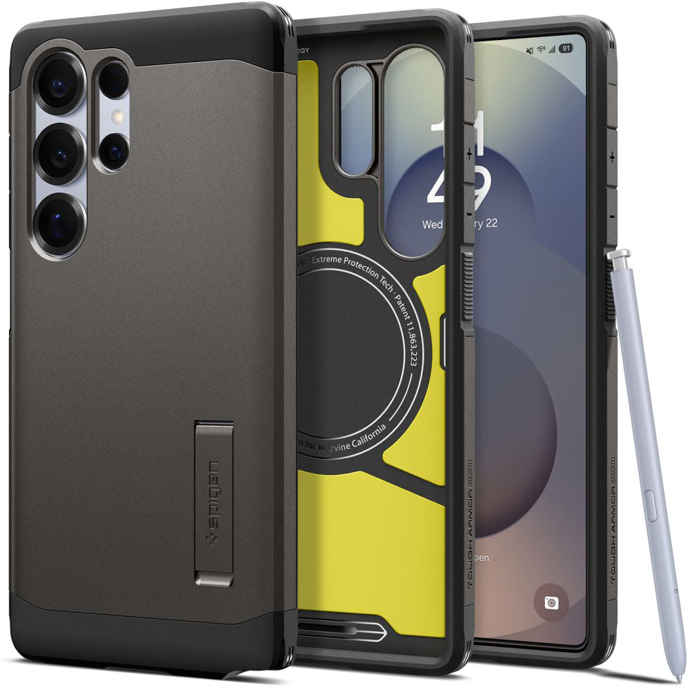 Spigen - Tough Armor MagSafe - Samsung Galaxy S25 Ultra - Gunmetal