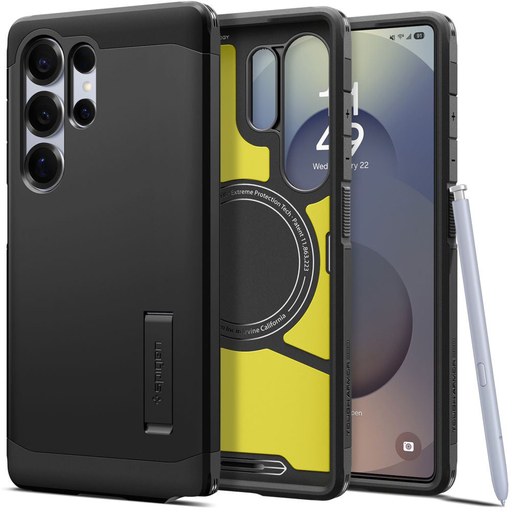 Spigen - Tough Armor MagSafe - Samsung Galaxy S25 Ultra - Black