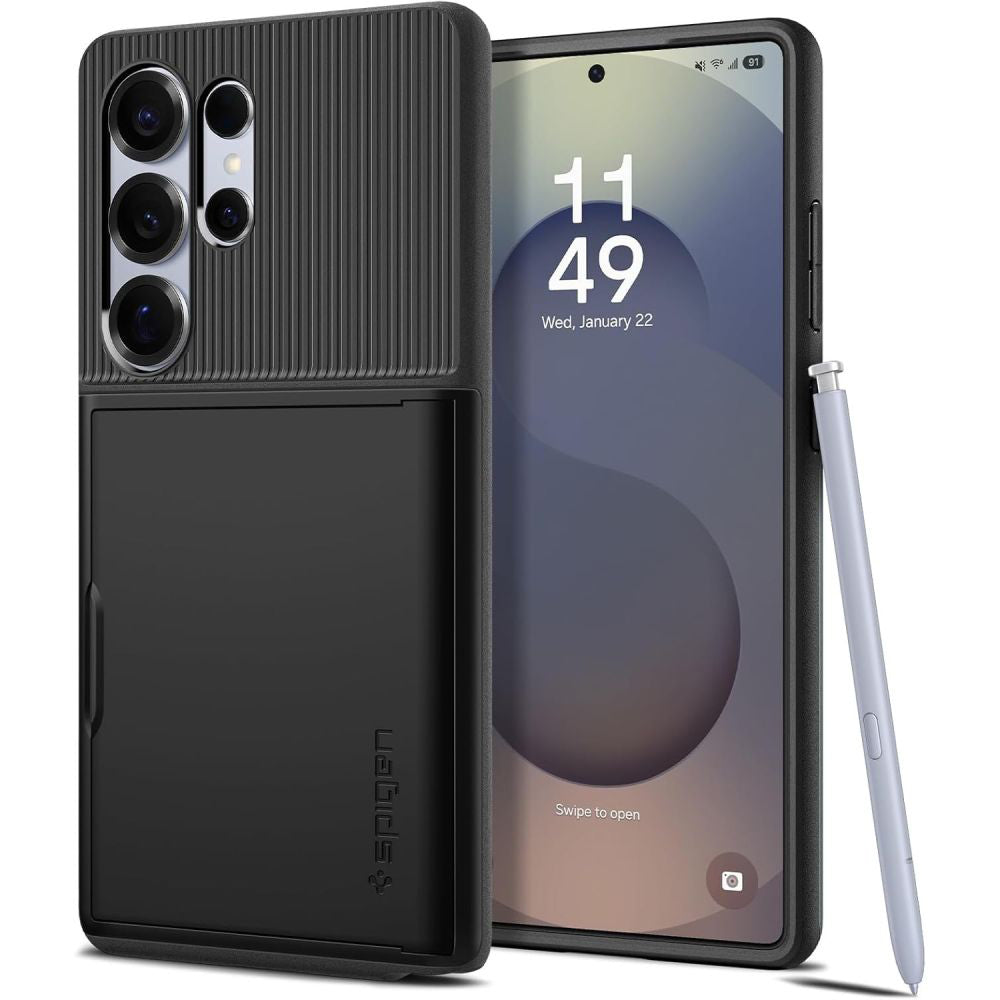 Spigen - Slim Armor CS - Samsung Galaxy S25 Ultra - Black