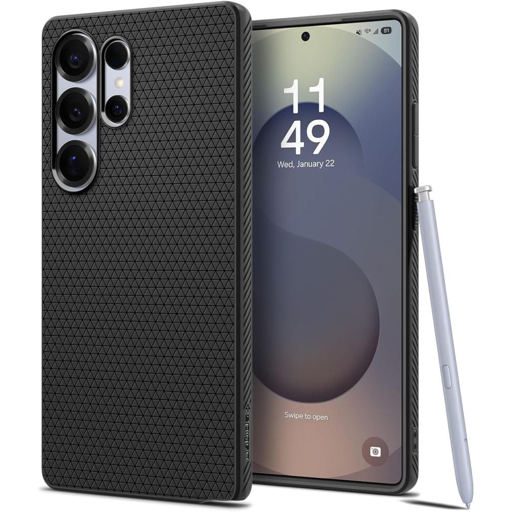 Spigen - Liquid Air - Samsung Galaxy S25 Ultra - Matte Black