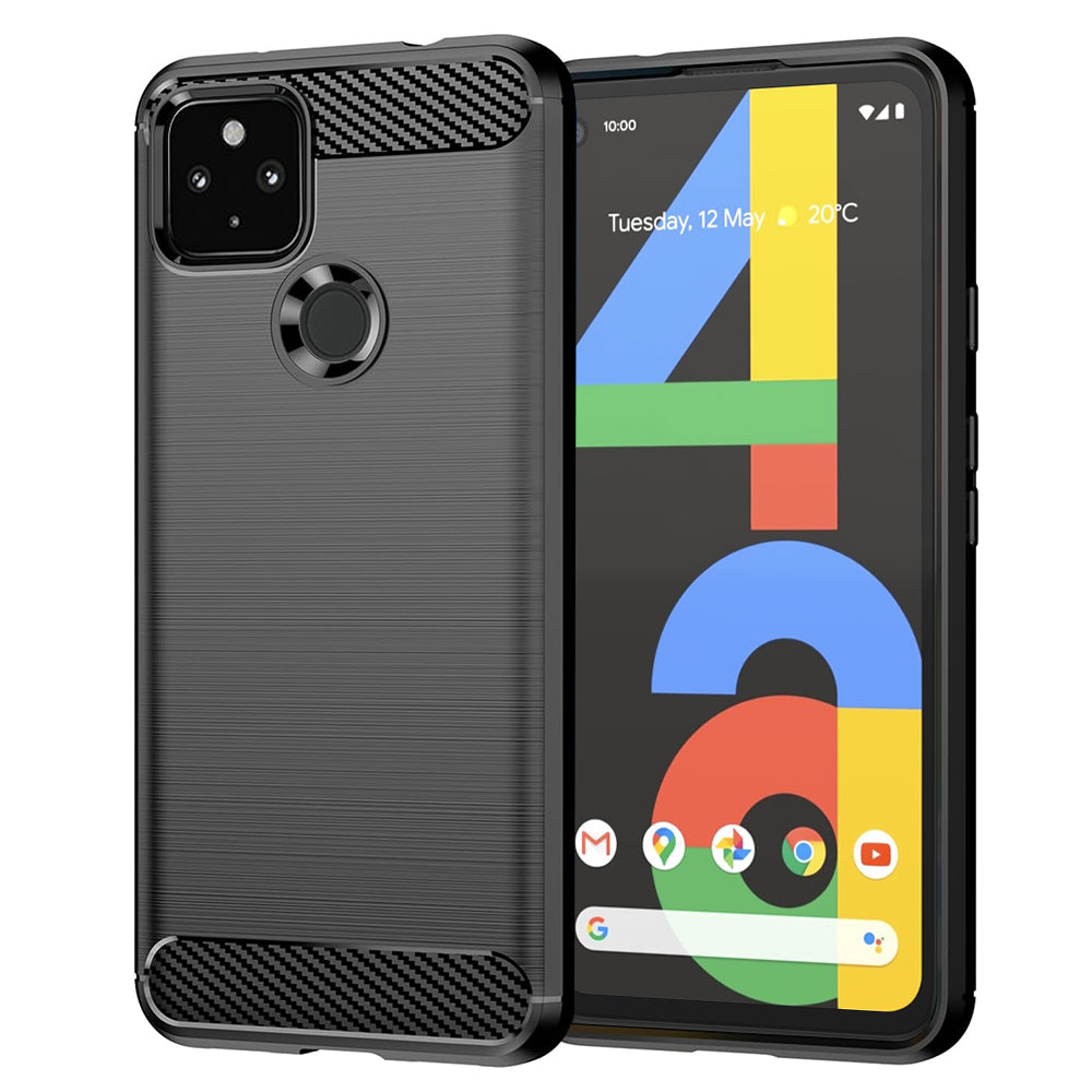 Techsuit - Carbon Silicone - Google Pixel 4a 5G - Black