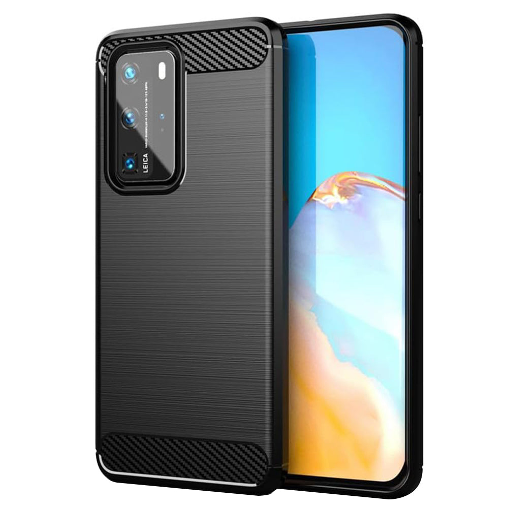 Techsuit - Carbon Silicone - Huawei P40 Pro - Black