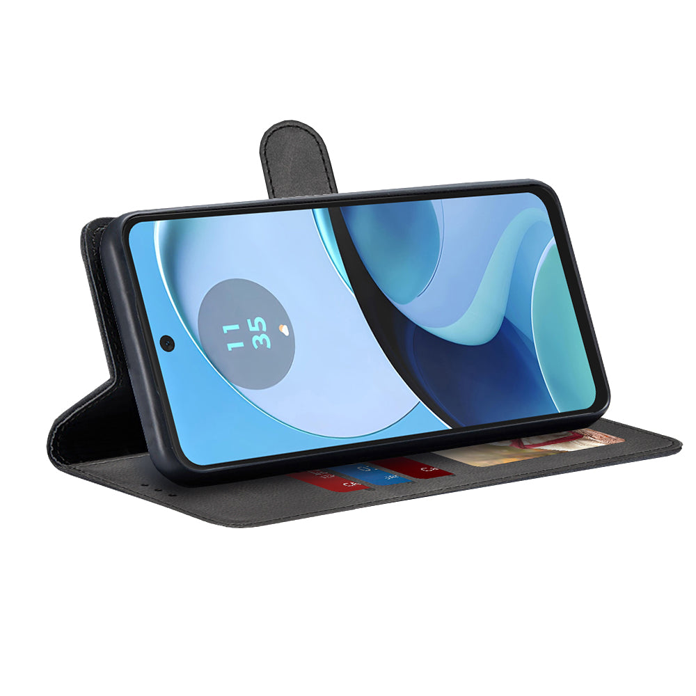 Techsuit - Diary Book - Motorola Moto G14 - Black