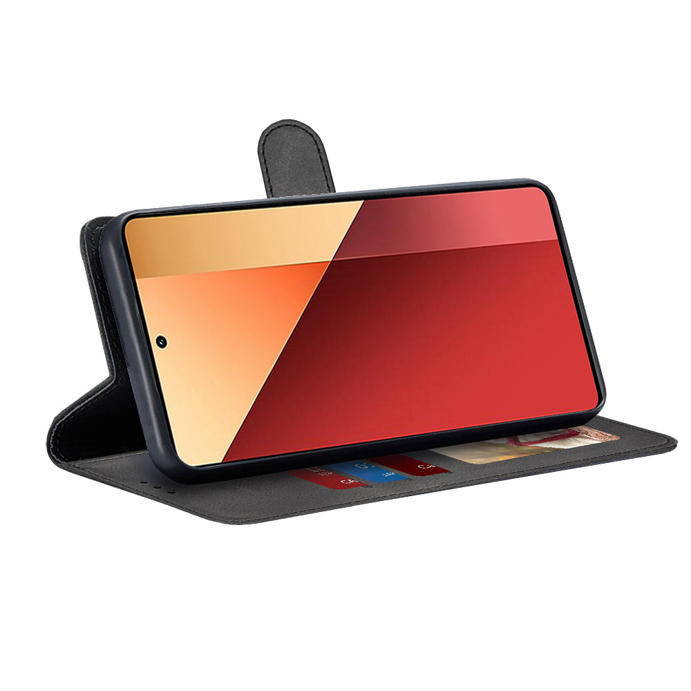 Techsuit - Diary Book - Xiaomi Redmi Note 13 Pro 4G / Poco M6 Pro 4G - Black