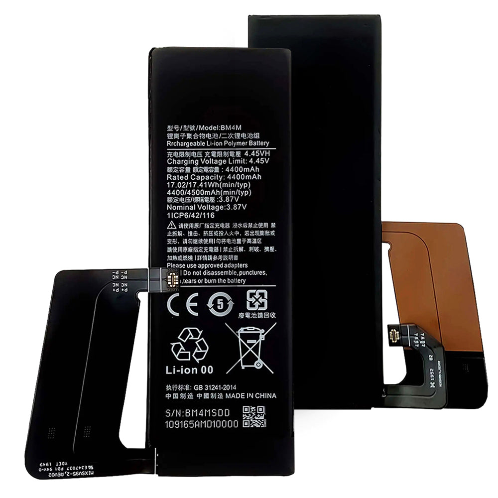 OEM - Smartphone Battery BM4M (17895) - Xiaomi Mi 10 Pro 5G - 4400mAh - Black