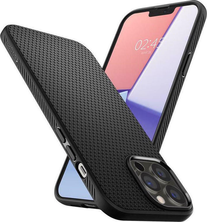 Spigen Liquid Air Back Cover Σιλικόνης Μαύρο (iPhone 13 Pro)