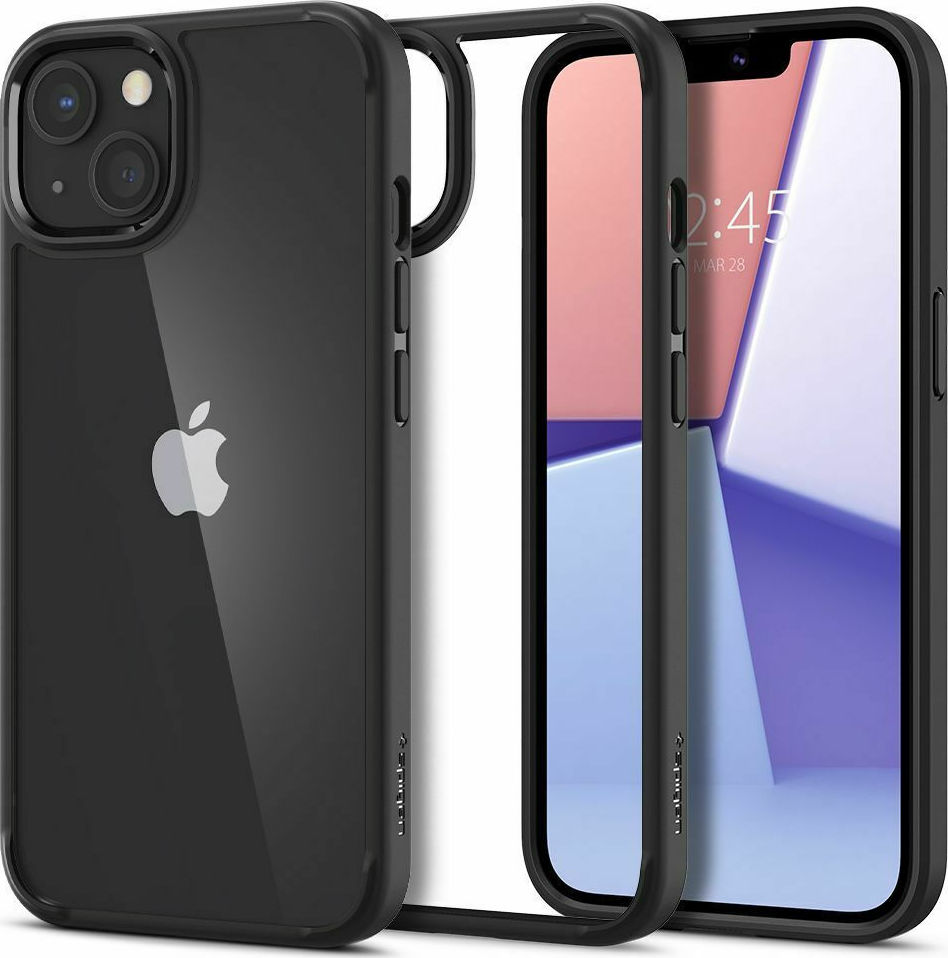 Spigen Ultra Hybrid Back Cover Πλαστικό 2mm Matte Black (iPhone 13)