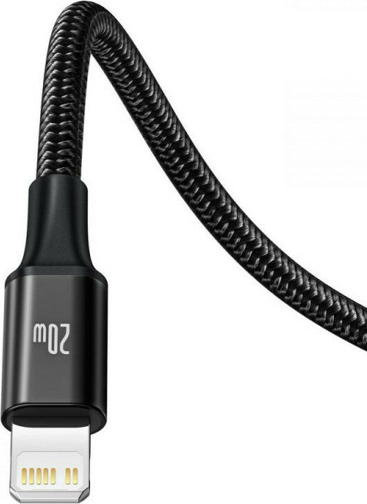 Baseus Rapid Series Braided USB to Lightning / Type-C / micro USB Cable 3A Μαύρο