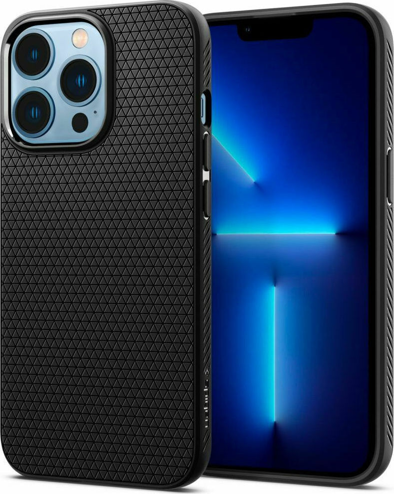 Spigen Liquid Air Back Cover Σιλικόνης Μαύρο (iPhone 13 Pro)