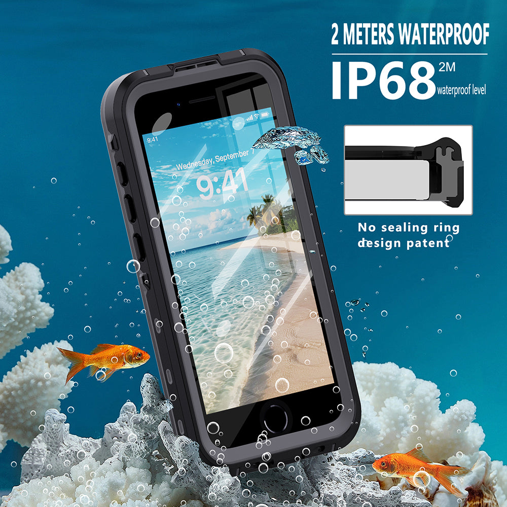 ShellBox - Waterproof IP68 Case - iPhone 16e - Black