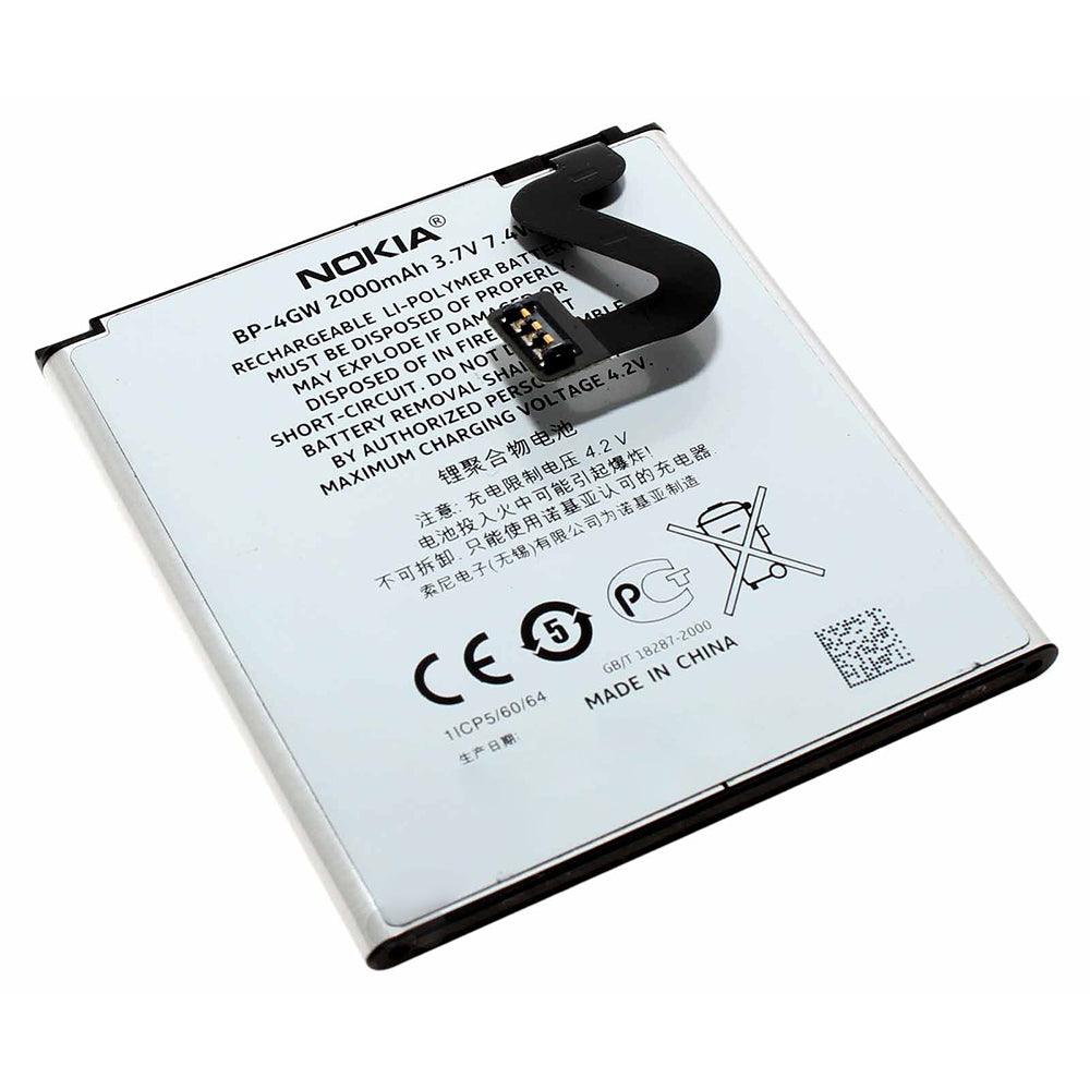 OEM - Phone Battery BP-4GW (06182) - Nokia Lumia 920 - 2000mAh - White