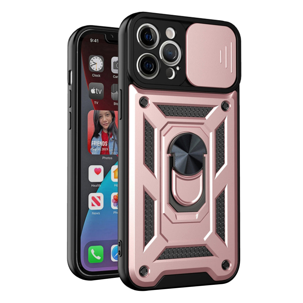 Techsuit - CamShield Series - iPhone 12 Pro Max - Rose Gold