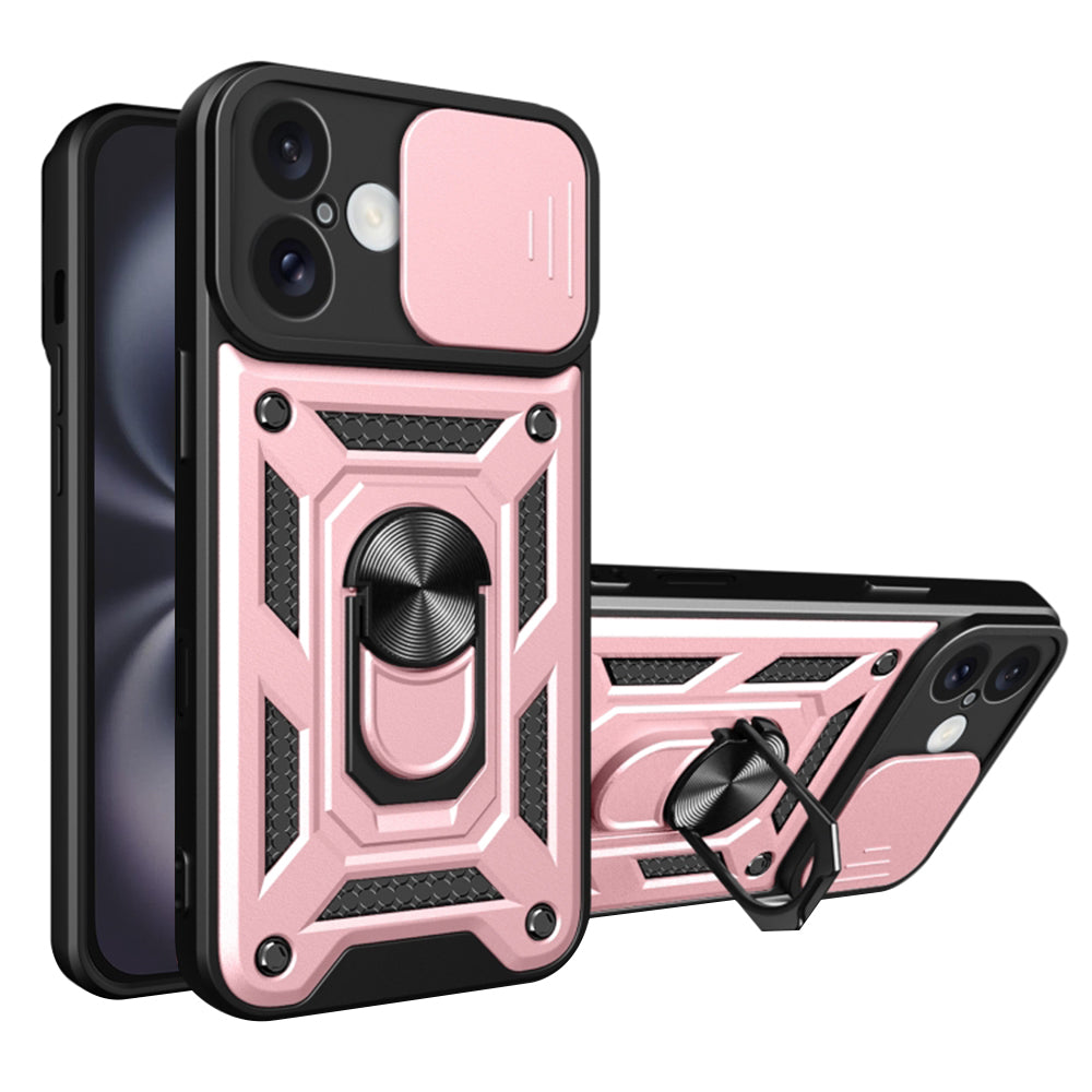 Techsuit - CamShield Series - iPhone 16 Plus - Rose Gold