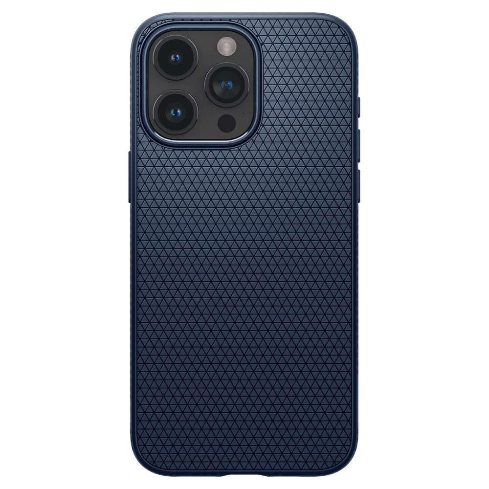 Spigen Liquid Air Back Cover Σιλικόνης Navy Μπλε (iPhone 15 Pro Max)