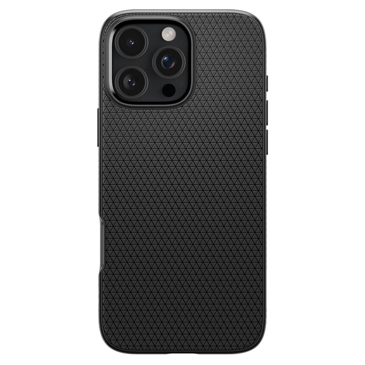 Spigen Liquid Air Back Cover Σιλικόνης 0.3mm Matte Black (iPhone 16 Pro Max)
