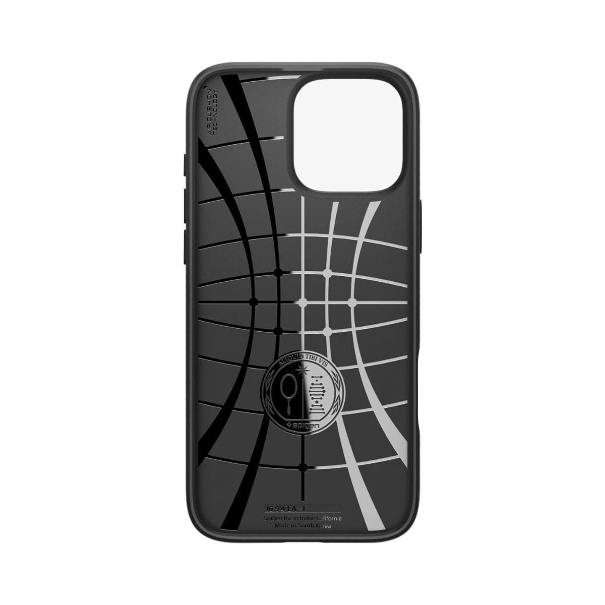Spigen Liquid Air Back Cover Σιλικόνης 0.3mm Matte Black (iPhone 16 Pro Max)