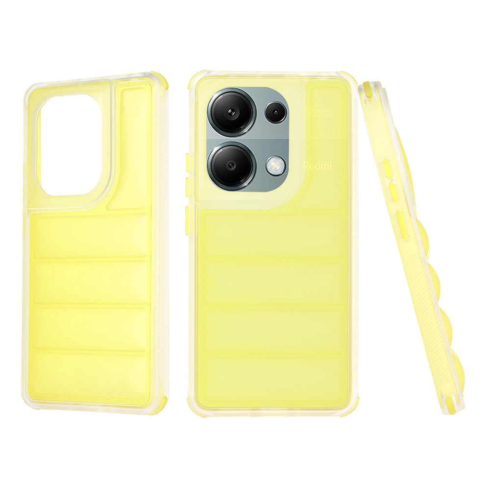 Techsuit - Wave Shield - Xiaomi Redmi Note 13 Pro 4G / Poco M6 Pro 4G - Yellow