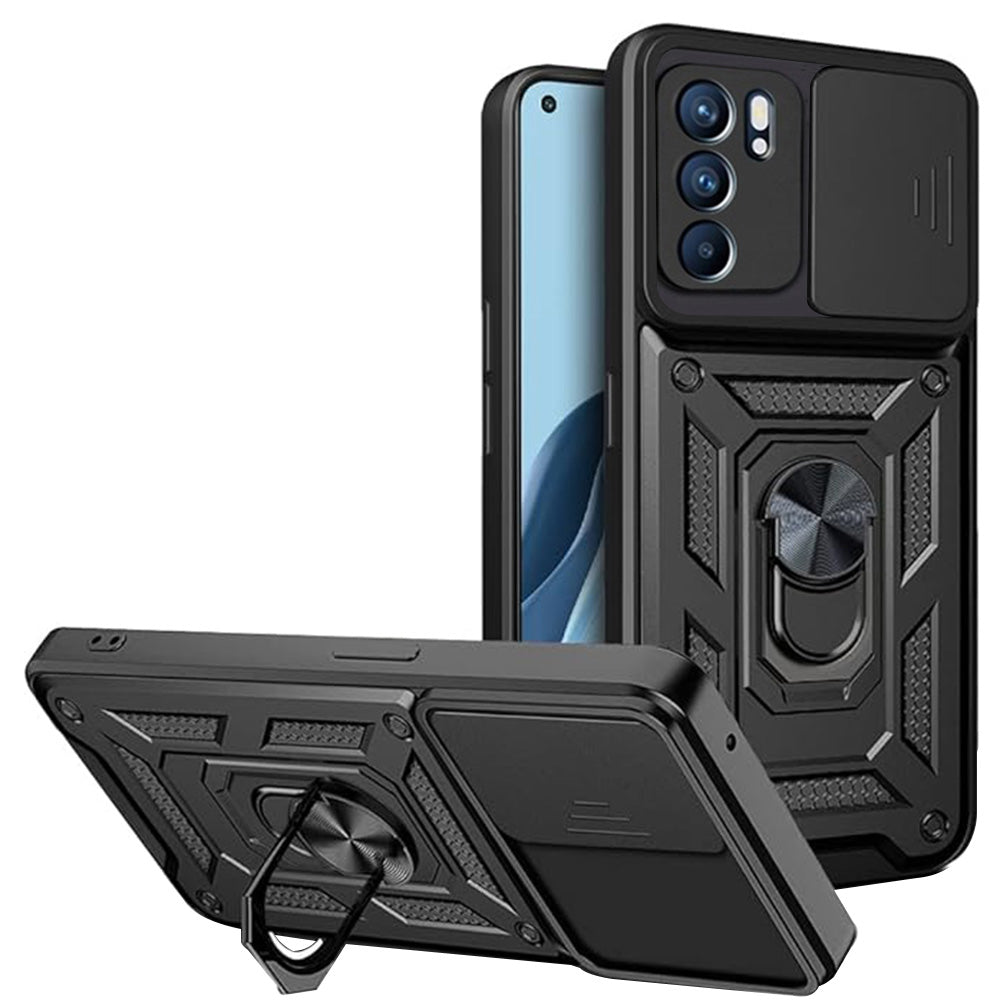 Techsuit - CamShield Series - Oppo Reno6 5G - Black