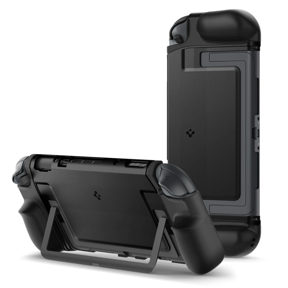 Spigen - Protective Case Dual Grip - for Nintendo Switch 2, with Kickstand - Black