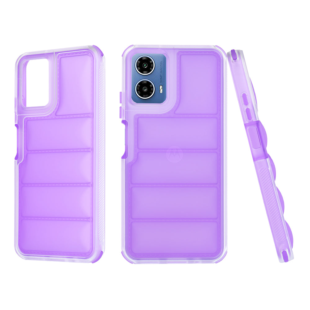 Techsuit - Wave Shield - Motorola Moto G34 / Moto G45 - Violet