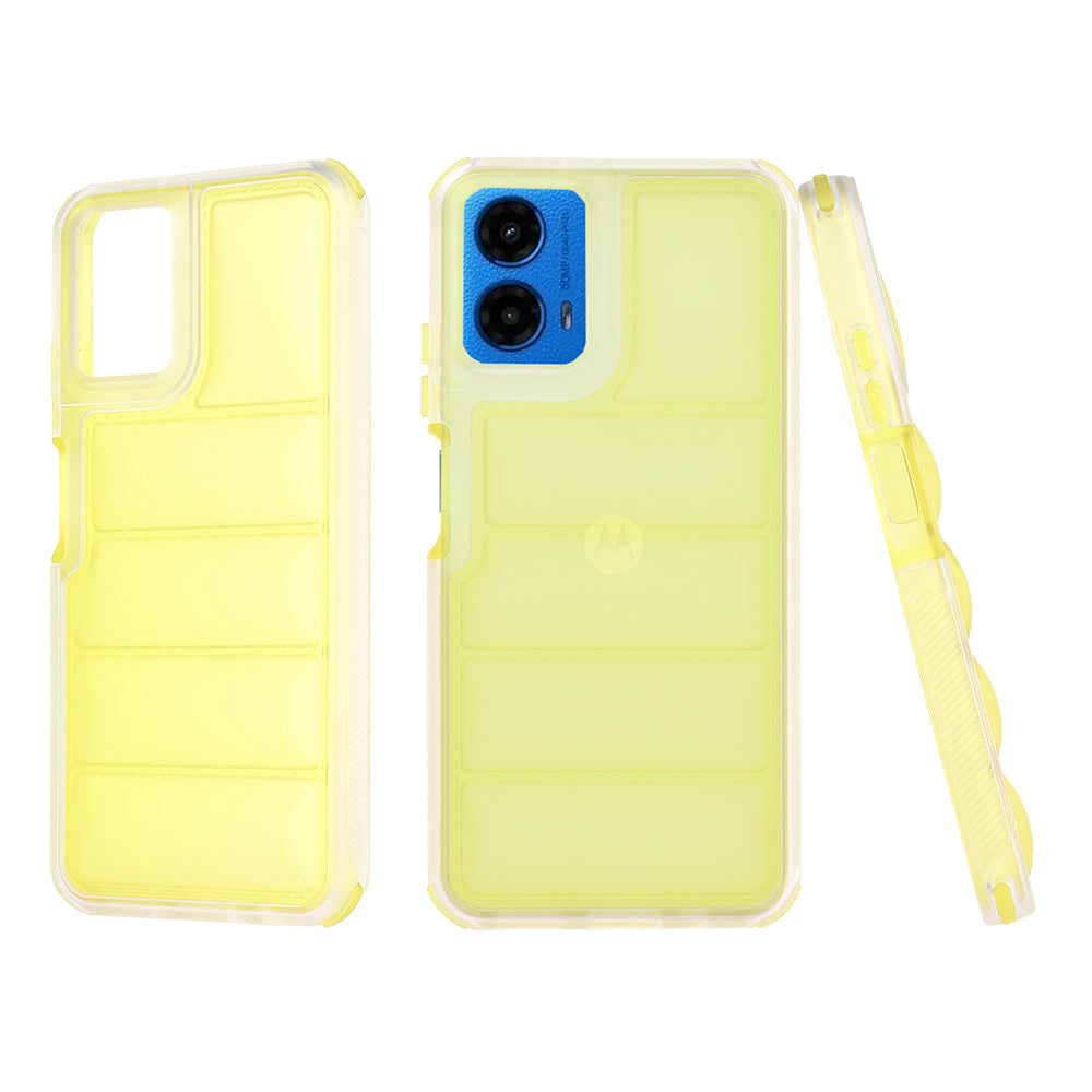 Techsuit - Wave Shield - Motorola Moto G34 / Moto G45 - Yellow
