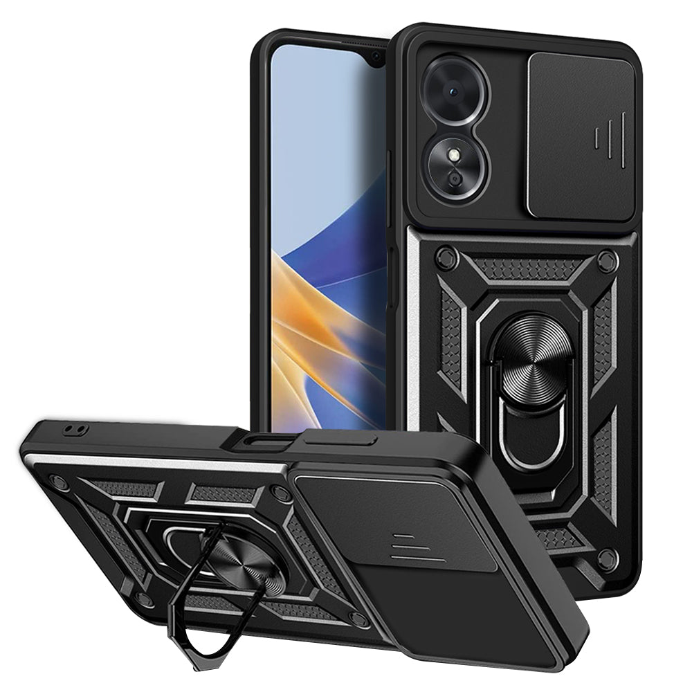 Techsuit - CamShield Series - Oppo A17 - Black