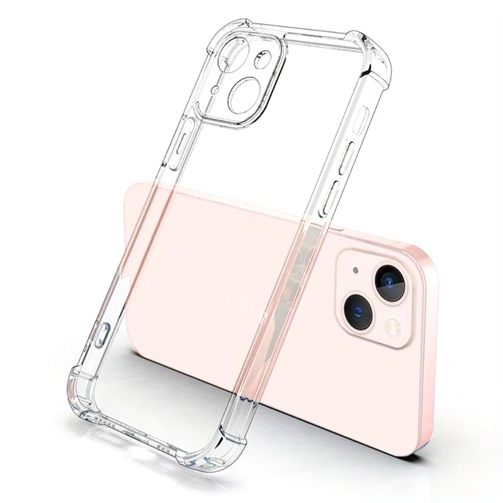 Techsuit - Shockproof Clear Silicone - iPhone 16e - Clear