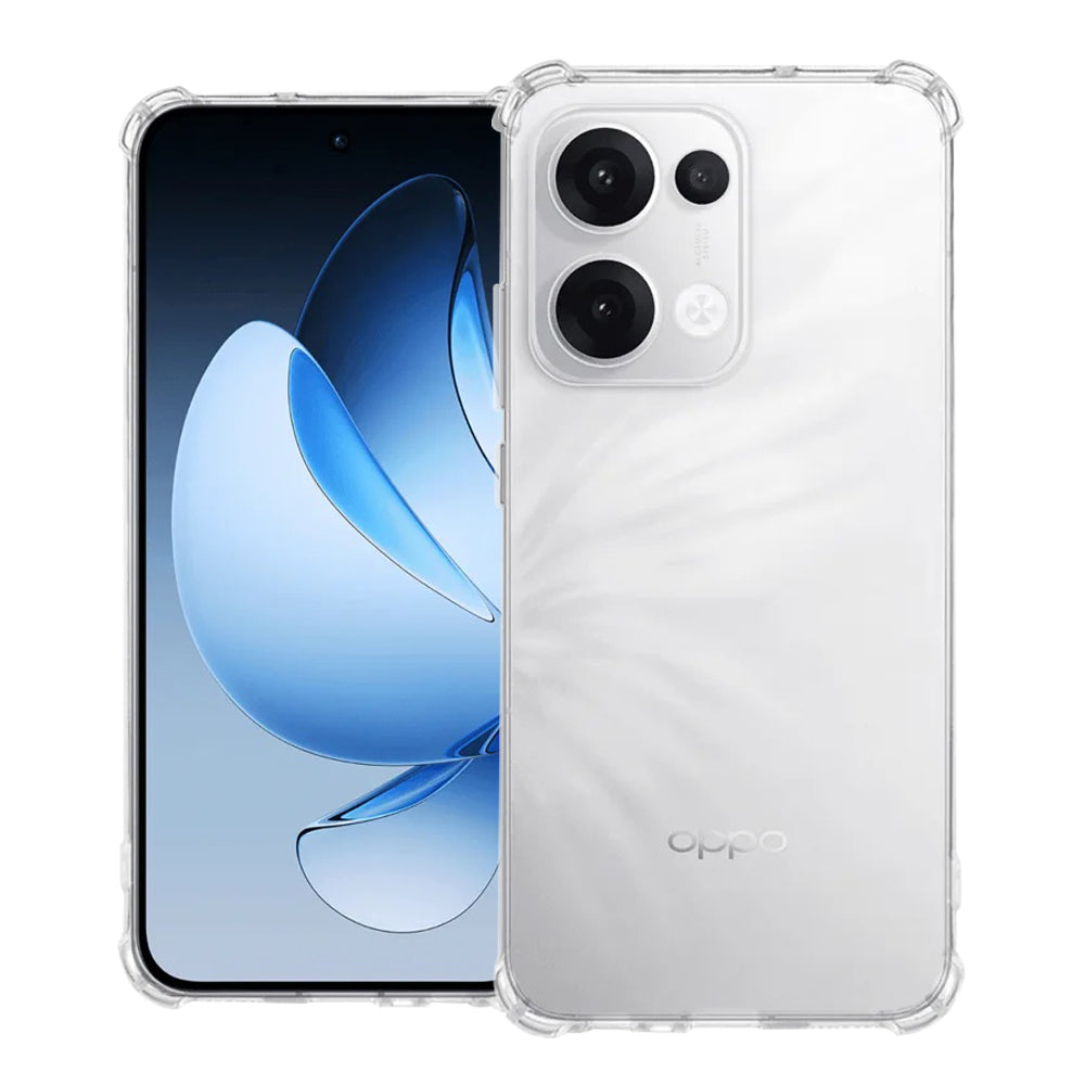 Techsuit - Shockproof Clear Silicone - Oppo Reno13 - Clear