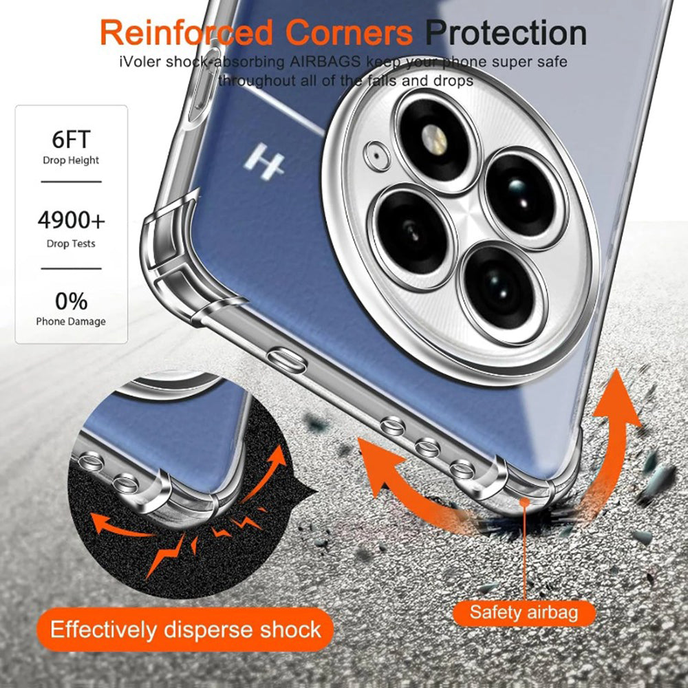 Techsuit - Shockproof Clear Silicone - OnePlus 13 - Clear