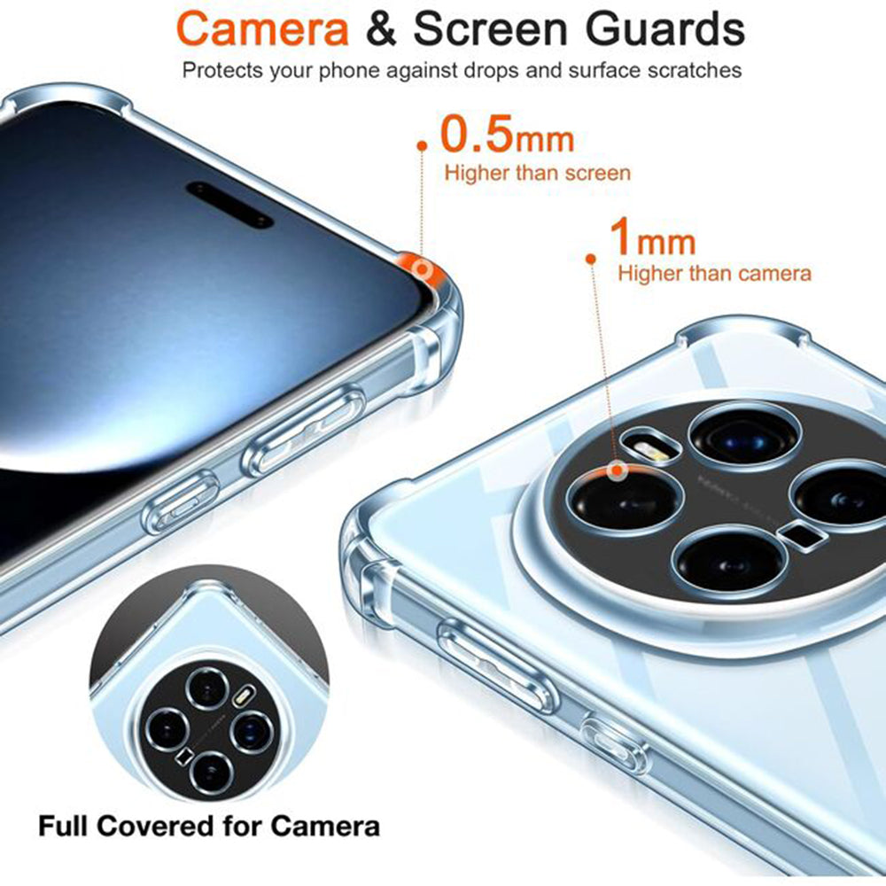 Techsuit - Shockproof Clear Silicone - Honor Magic7 Pro - Clear