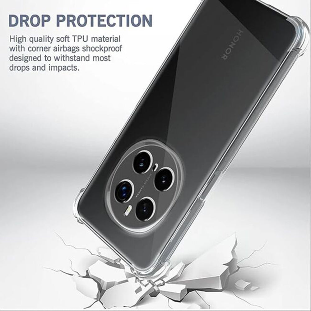 Techsuit - Shockproof Clear Silicone - Honor Magic7 Pro - Clear