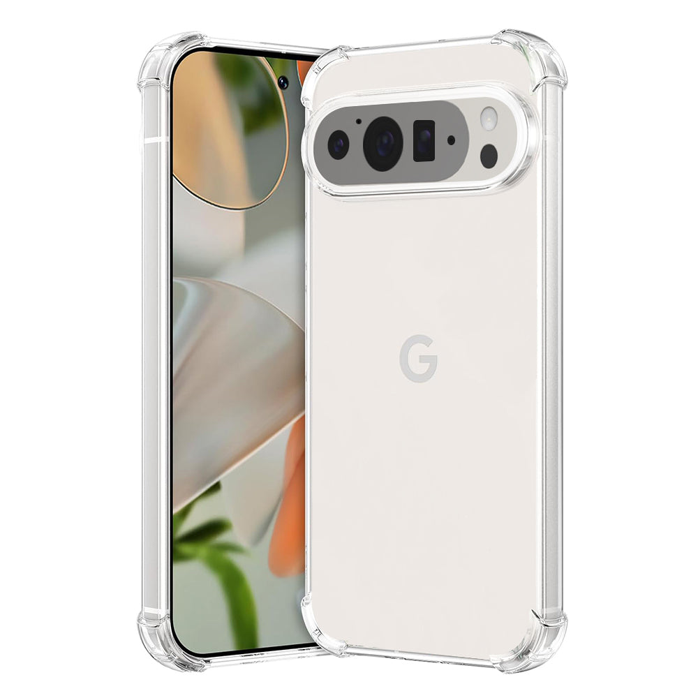 Techsuit - Shockproof Clear Silicone - Google Pixel 9 Pro XL - Clear