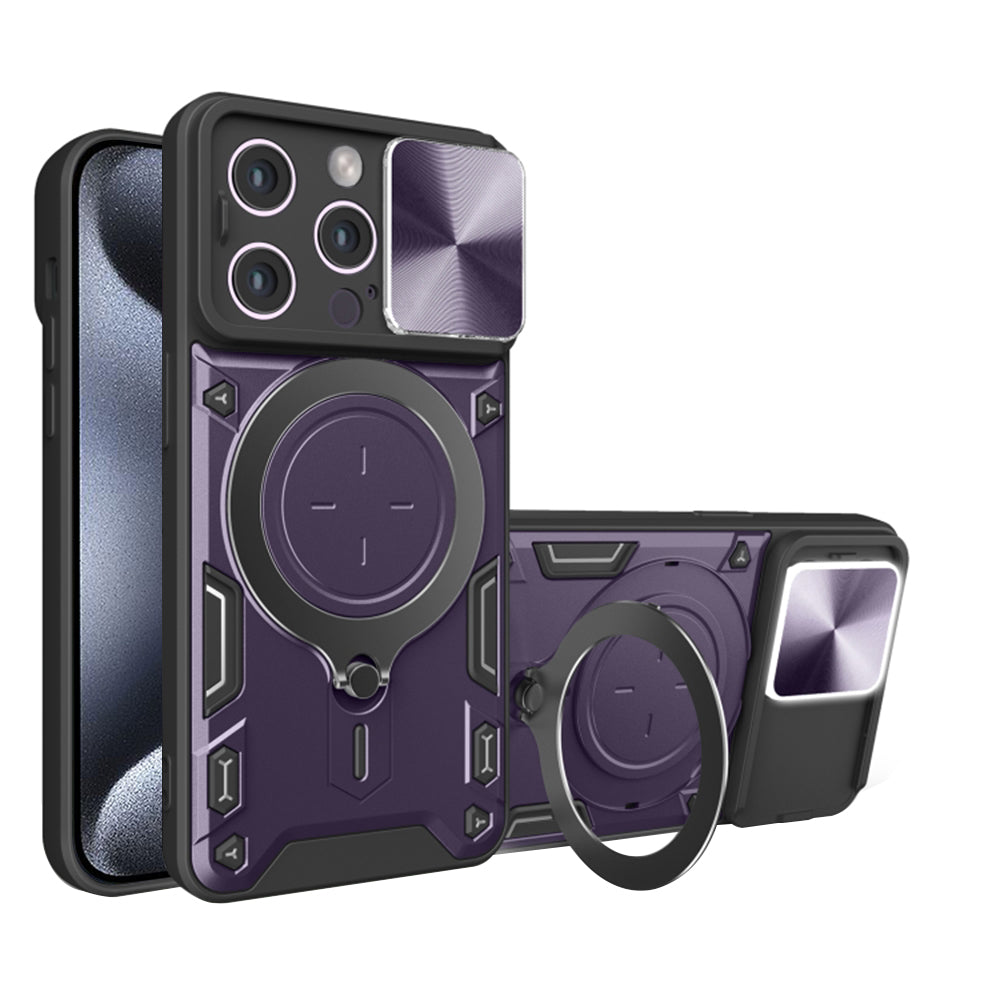 Techsuit - CamGuard Pro - iPhone 15 Pro - Purple