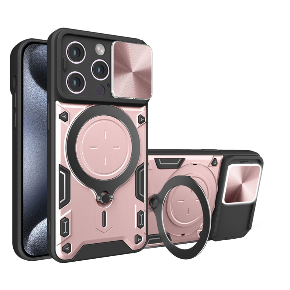 Techsuit - CamGuard Pro - iPhone 15 Pro - Rose Gold