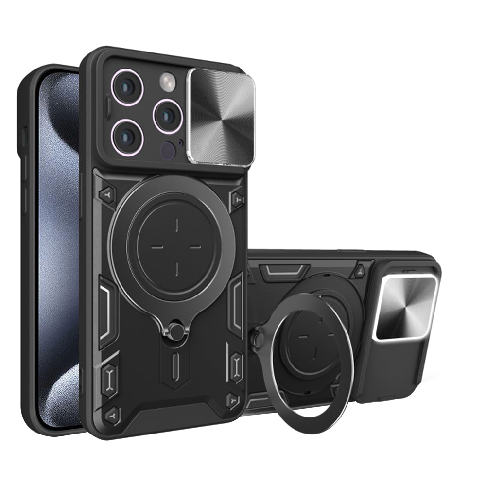 Techsuit - CamGuard Pro - iPhone 15 Pro Max - Black