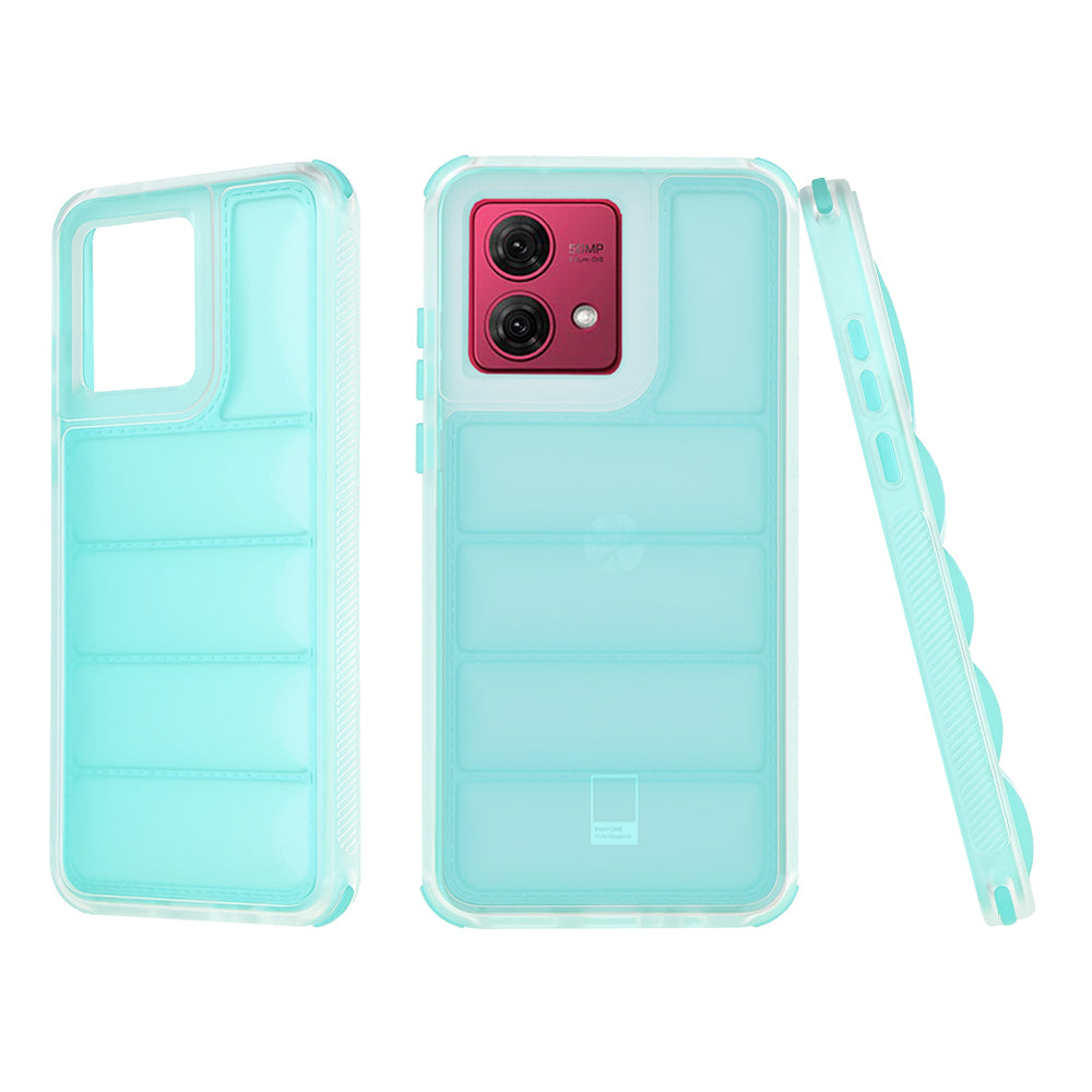 Techsuit - Wave Shield - Motorola Moto G84 - Turquoise
