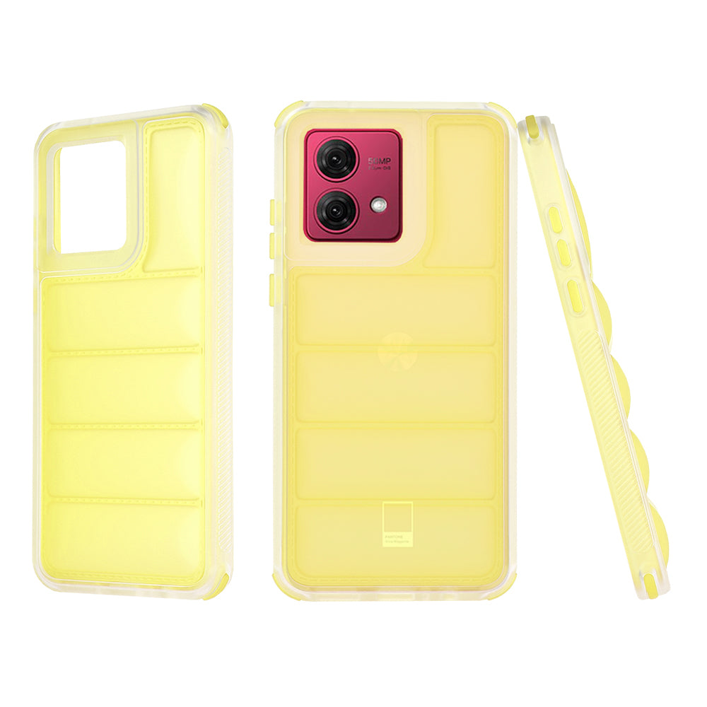 Techsuit - Wave Shield - Motorola Moto G84 - Yellow