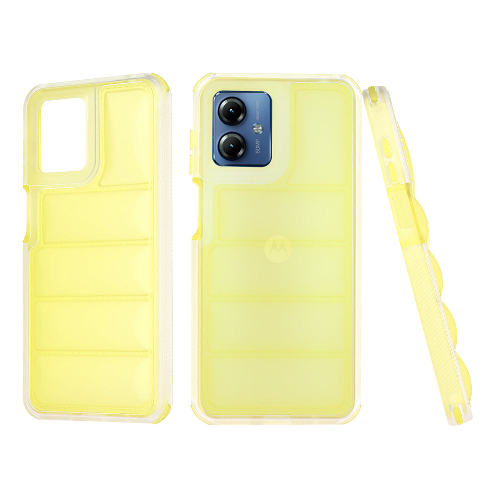 Techsuit - Wave Shield - Motorola Moto G14 - Yellow