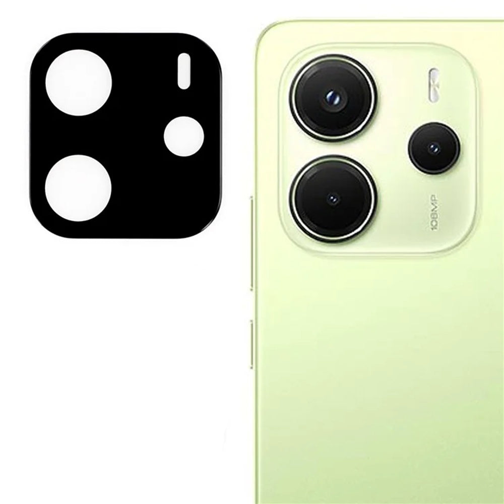 Techsuit - Full Camera Glass - Xiaomi Redmi Note 14 4G (Regional) - Black